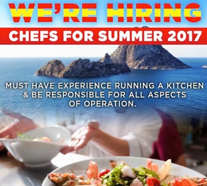 Job opportunities at Ocean Beach for chefs! by night