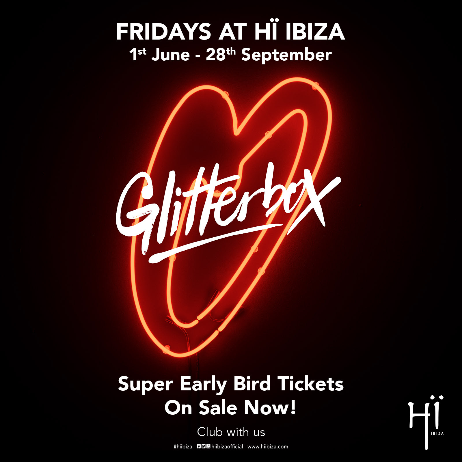 Glitterbox announces Hï season lineups! Roger Sanchez, Masters