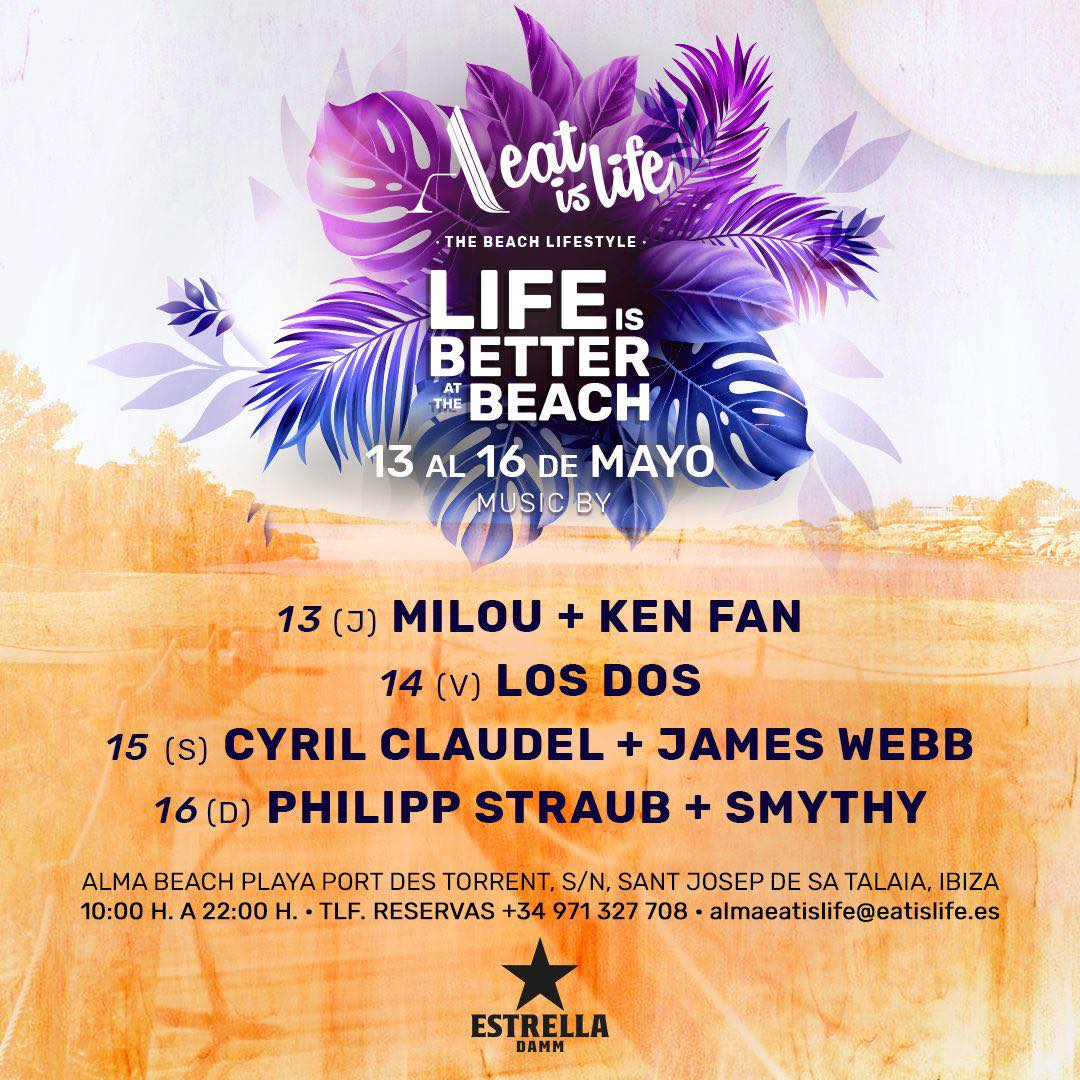 Alma Beach “Eat is life” the weekly program! by night