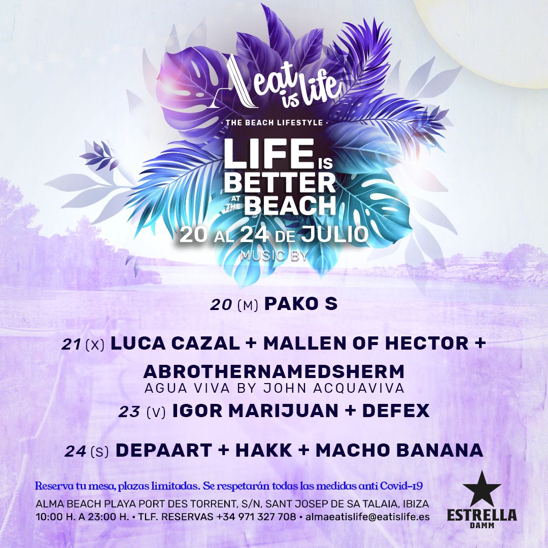 Alma Beach Eat is Life the weekly program (July 20thJuly 24th