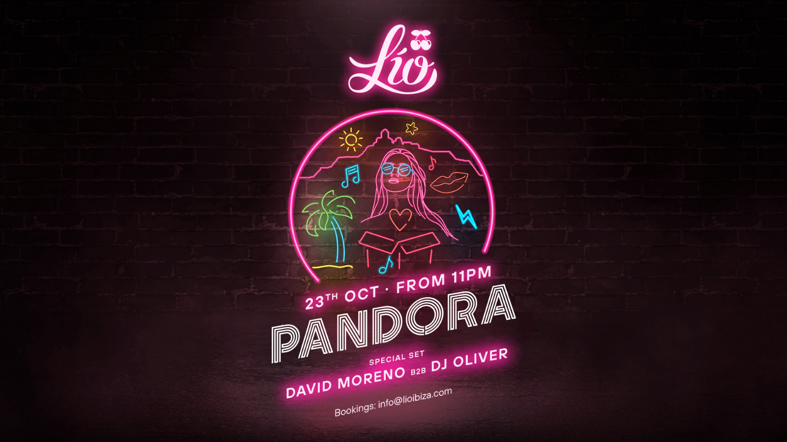 Lìo presents: with David Moreno b2b Oliver! | Ibiza by night