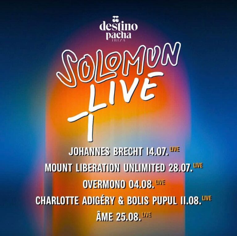 Solomun + Live 2022 at Destino the season line up! by night