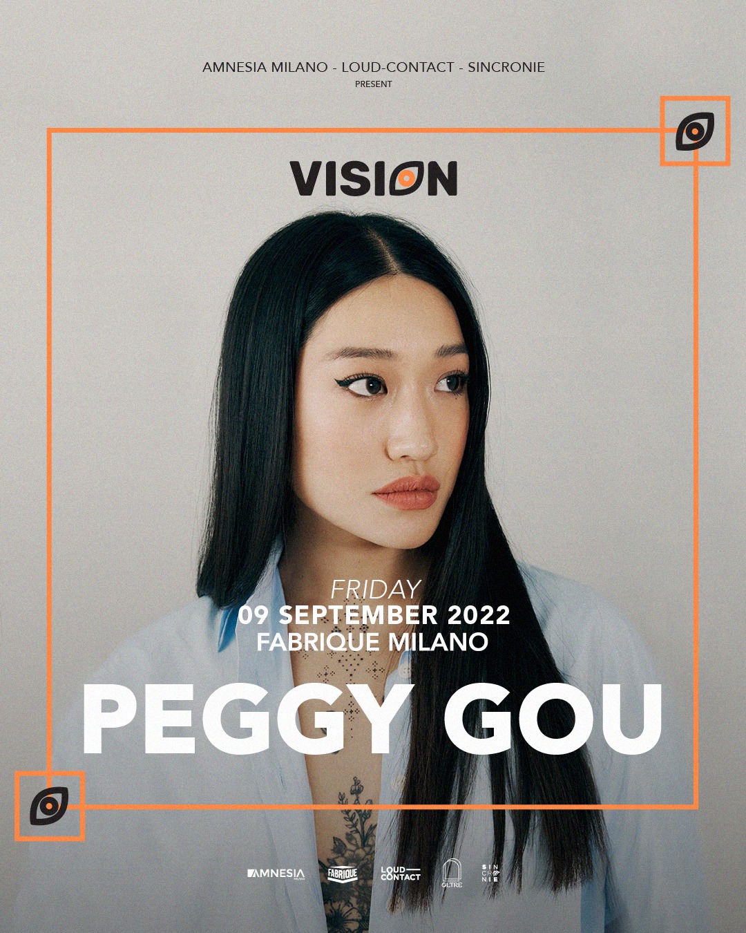 Vision presenta Peggy Gou al Fabrique Milano! by night