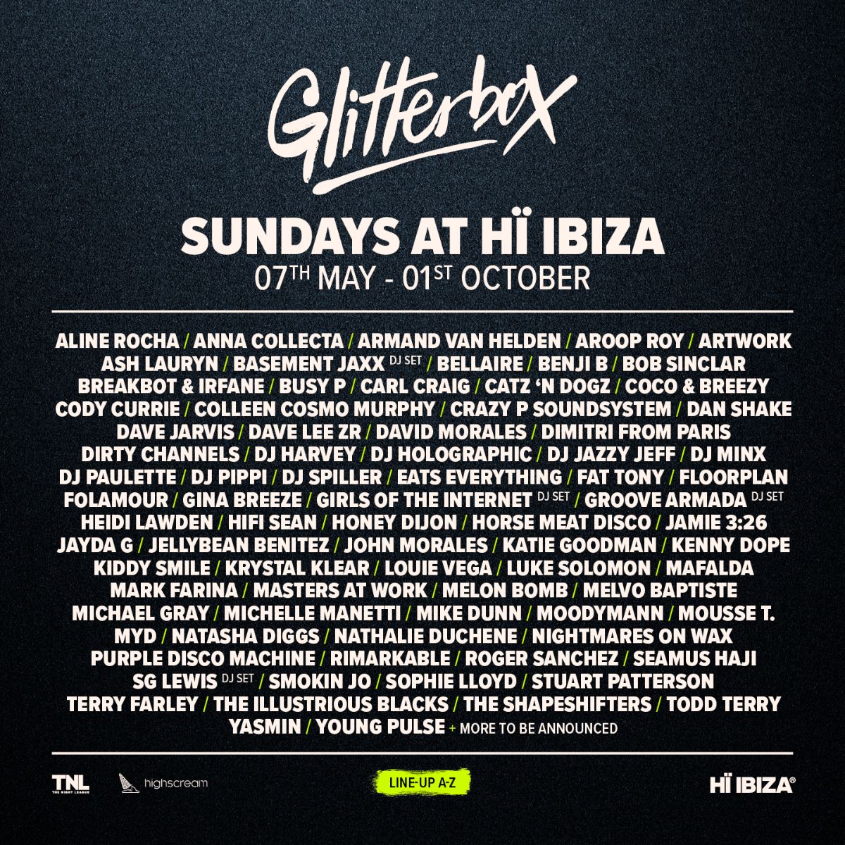 Glitterbox at Hï reveals season 2023 line up! by night