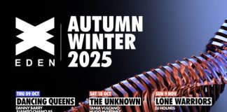 EDEN Ibiza announces the autumn winter  season 2025 line-ups!