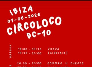 Circoloco at DC-10 (Monday June 1st, 2026): the set times!