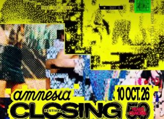 Amnesia Ibiza announces the closing party date for summer 2026!